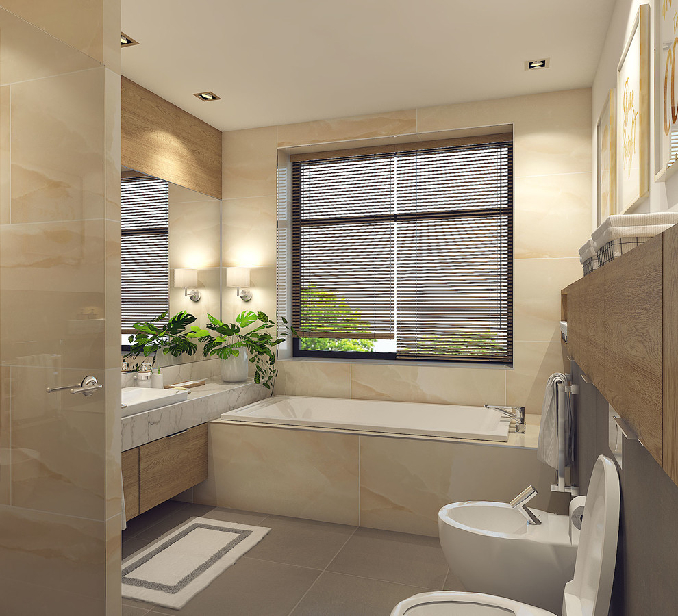 Современная детская ванная комната