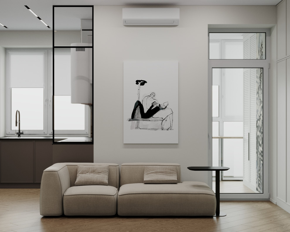 Проект квартиры для двоих. г.Брянск