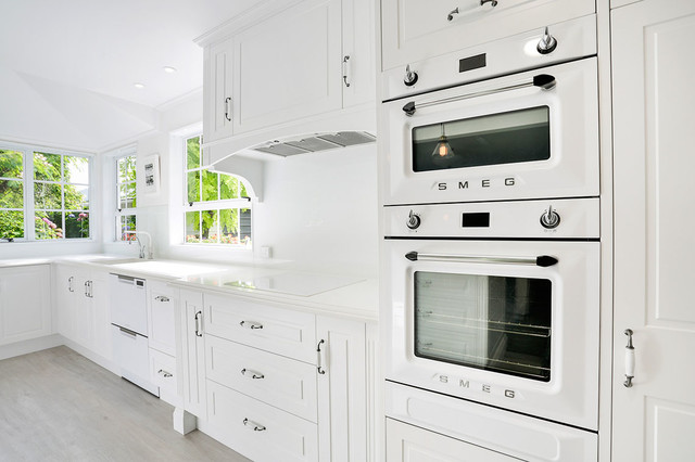 White on White - country kitchen renovation country-kitchen