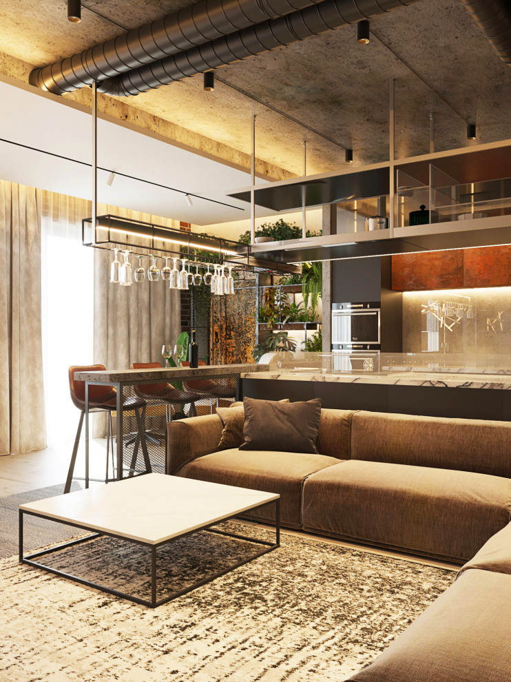 Квартира с мотоциклом.