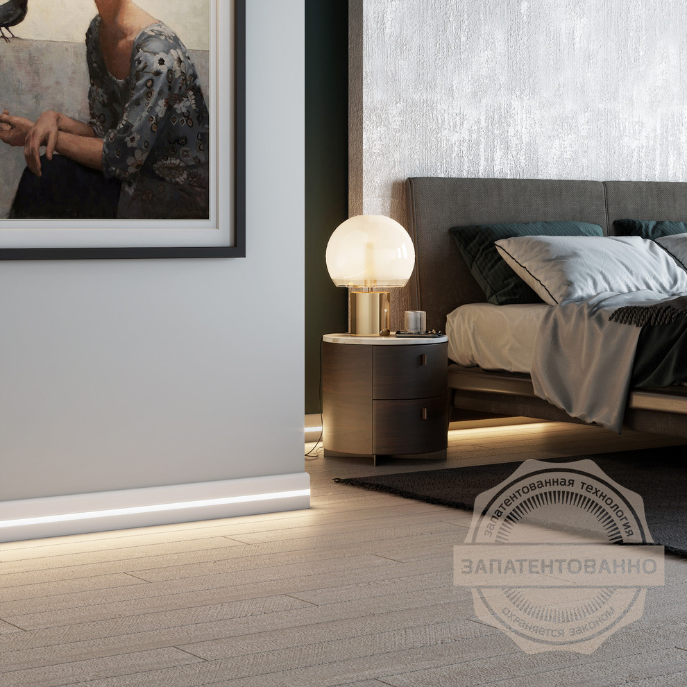 Плинтуса для подсветки пола