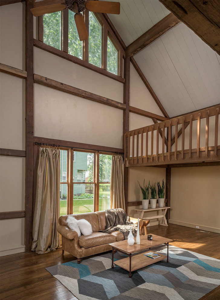 Large mountain style home design photo