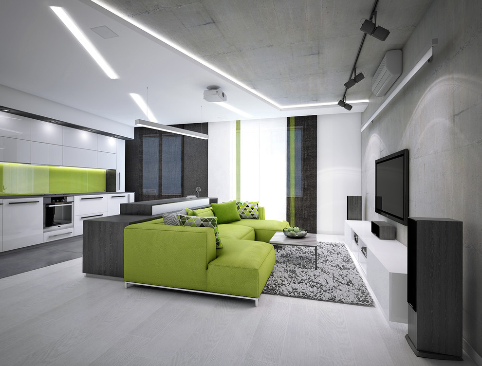 Проект квартиры в современном стиле