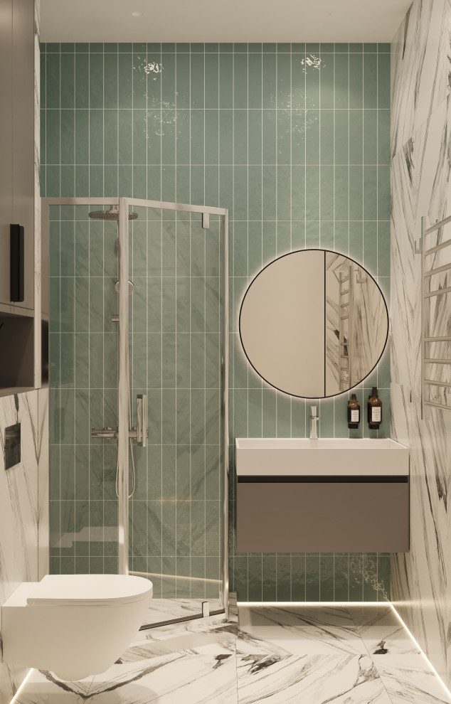 Интерьер видовой квартиры с террасой