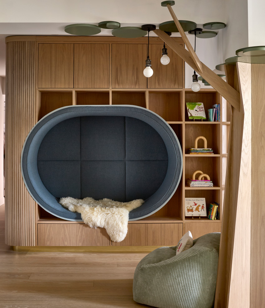Example of a trendy kids' room design in New York