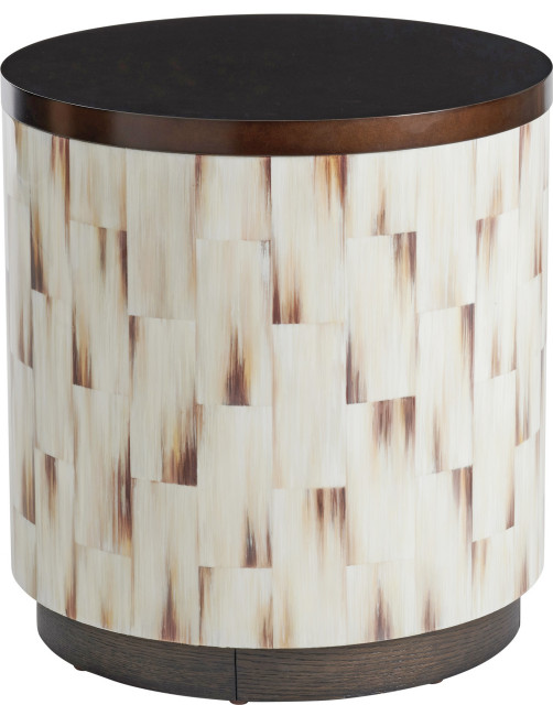 Crescent Commode End Table Contemporary Side Tables And End Tables