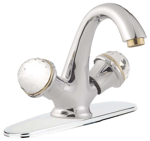 Houzz Renovator S Supply Single Hole Bathroom Sink Faucet Single Hole Bathroom Sink Faucet Chrome Centerset Plate Eclectic Faucets And