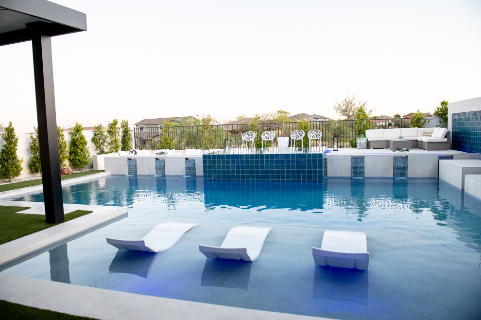 Modern pool