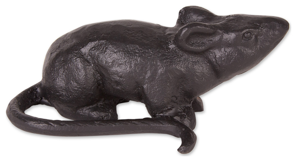 Cast Iron Rat Doorstop - Contemporary - Door Stops - by Design Imports ...