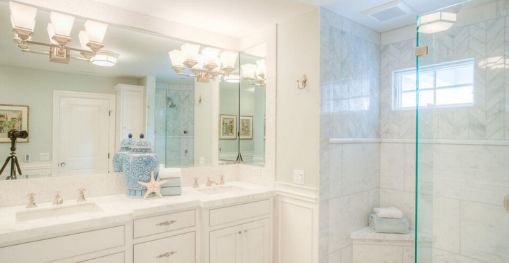Woodland Hills Renovation - Transitional - Powder Room - by Addition ...