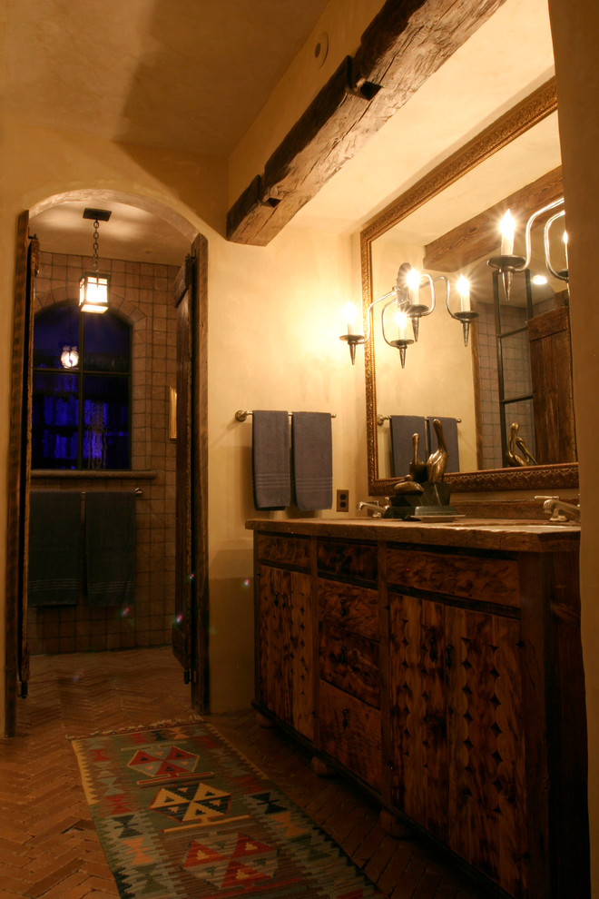 Mediterranean bathroom in Phoenix.