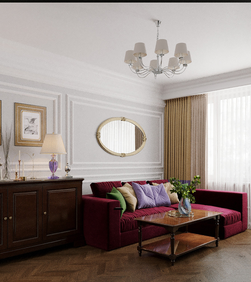 Современная классика в небольшой квартире