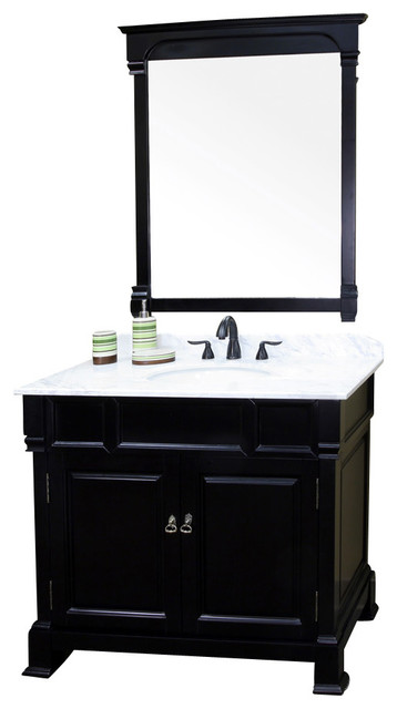 42 Inch Single Sink Vanity-Wood - Traditional - Bathroom ...