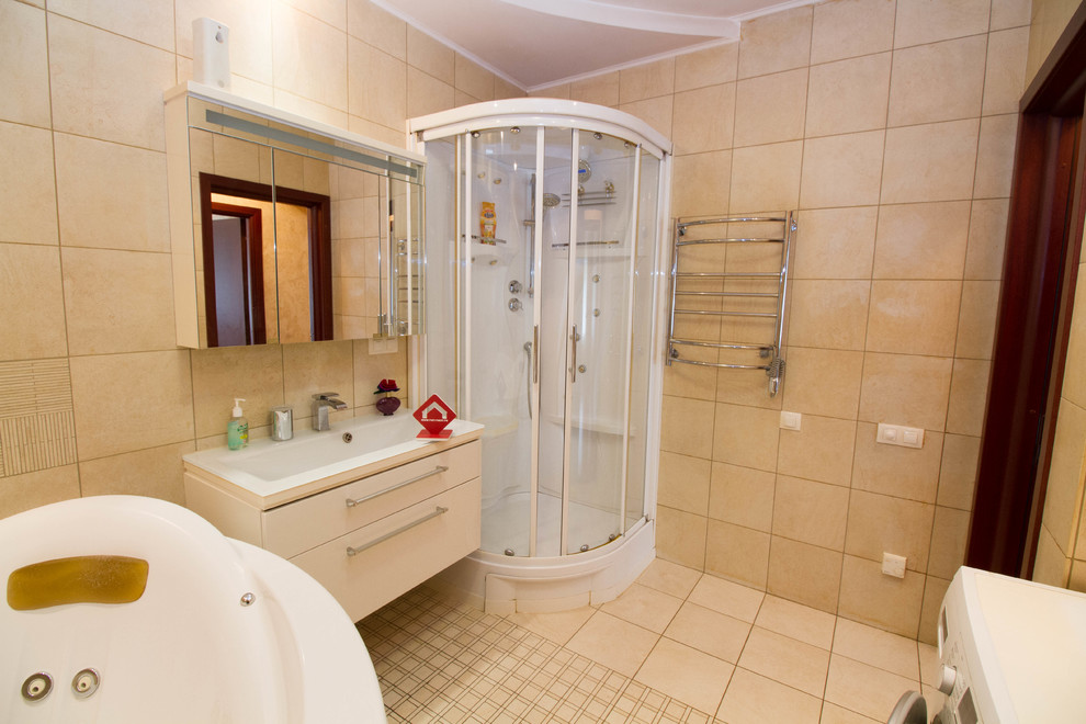 Интерьерная фотосъемка ванной комнаты