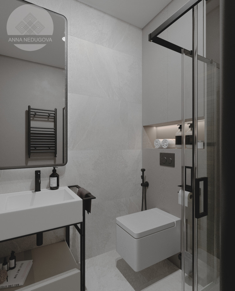 Дизайн проект загородного дома, д. Жаворонки, Московская область.