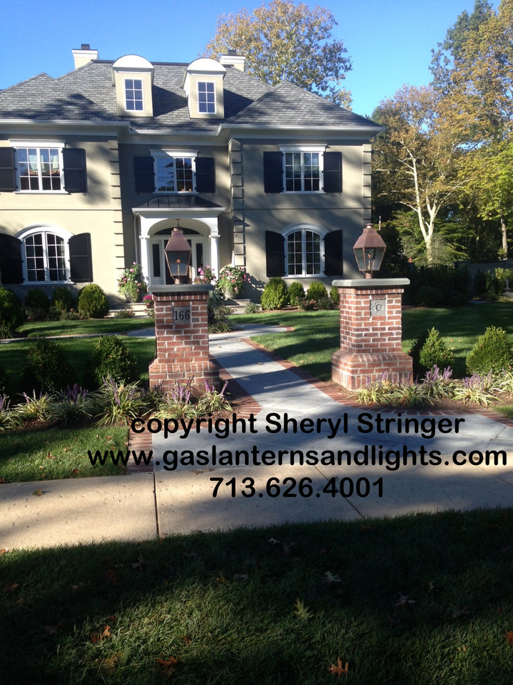 Gas Lanterns On Columns by Sheryl Stringer