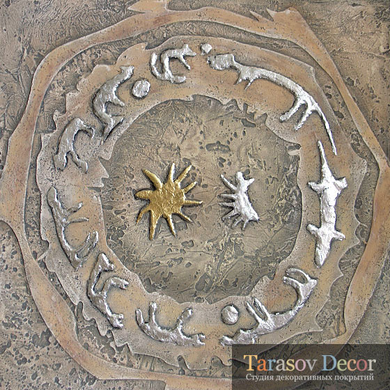 Декоративные штукатурки с орнаментом (образцы)