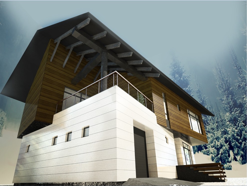 Дом на готовом фундаменте.