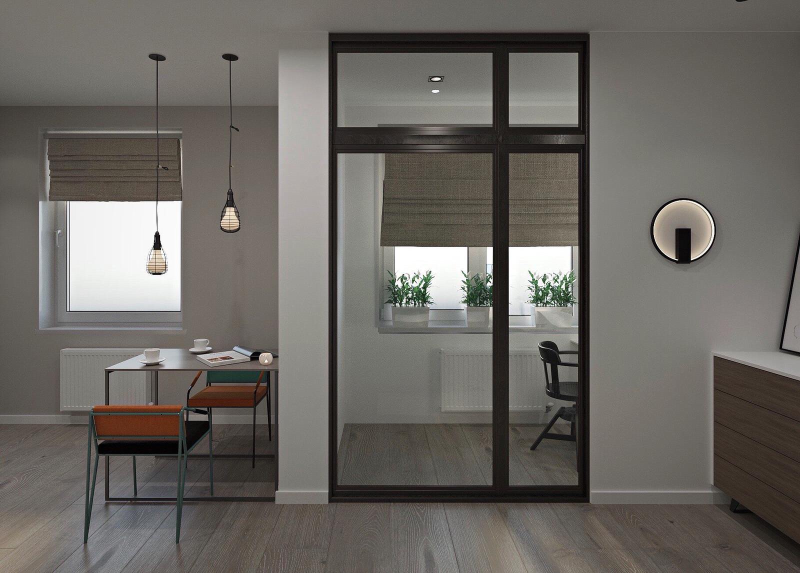 Дизайн проект квартиры 30 кв. м.