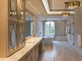 Transitional Bathroom by Sweetlake Interior Design LLC