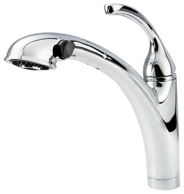 Pull Out Spray Kitchen Faucet Chrome
