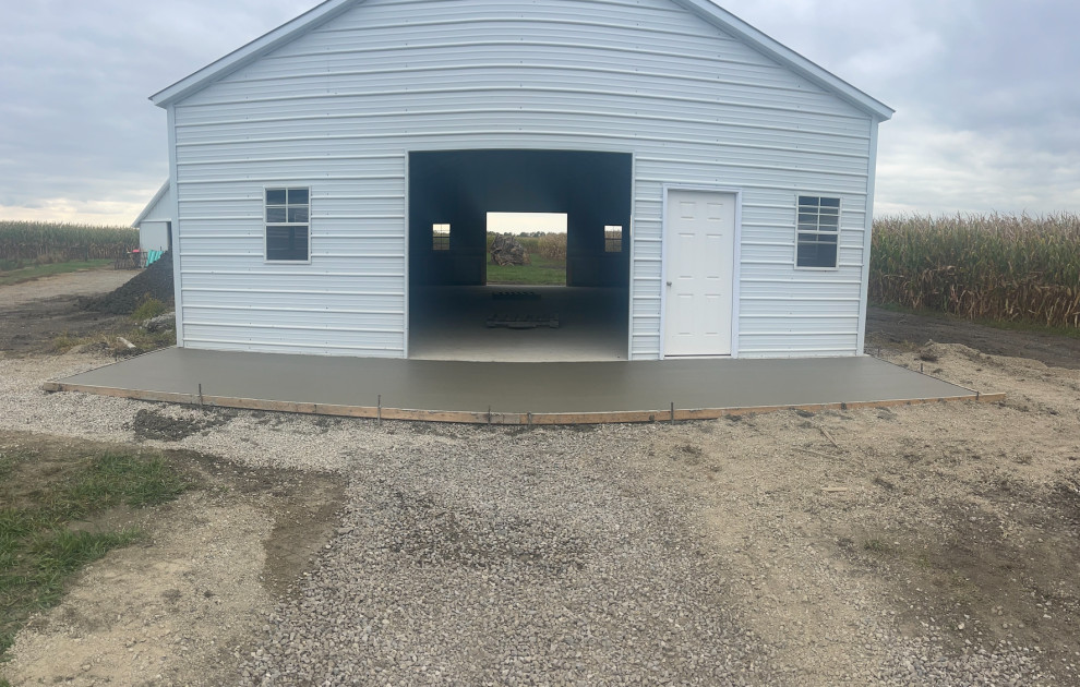 Farm Slabs (Barn apron and propane tank slab)
