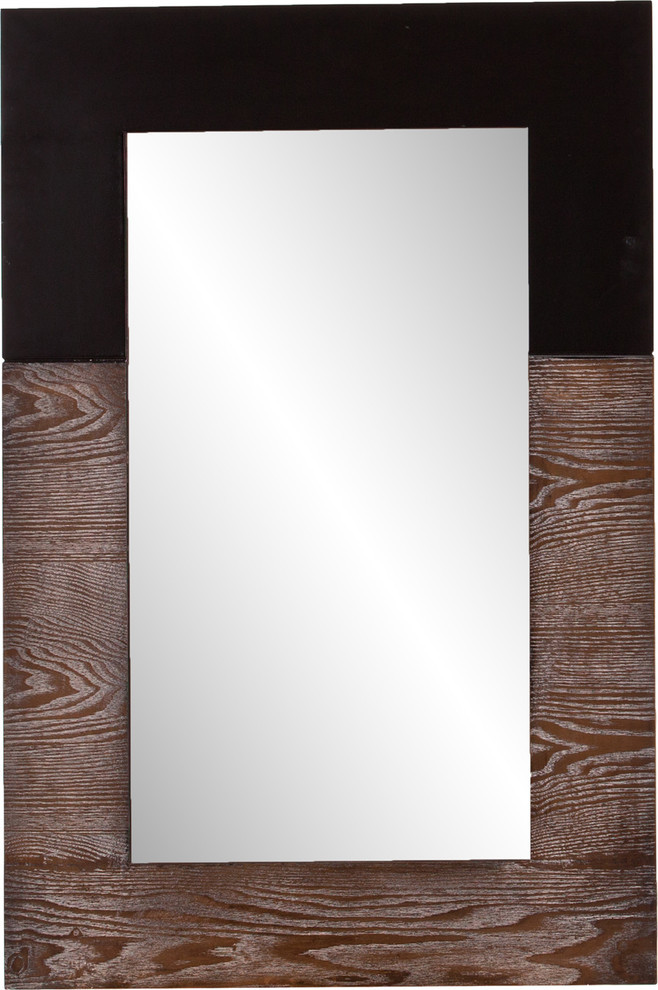 Holly and Martin Wagars Mirror Burnt Oak/Black Transitional Wall