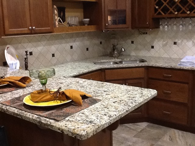 Venetian Ice Granite Countertops Modern Kitchen Other By