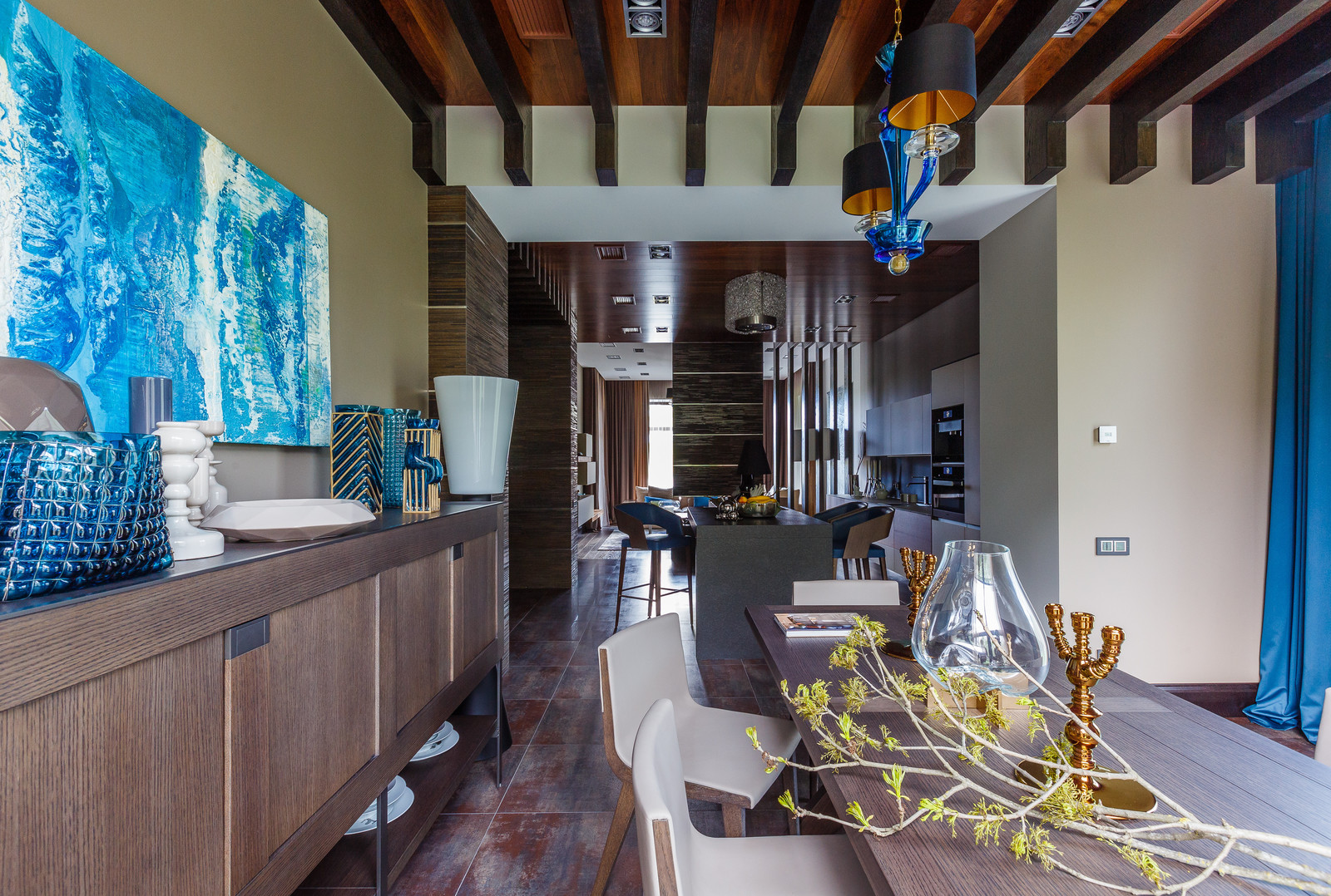 Интерьер частного дома в современном стиле