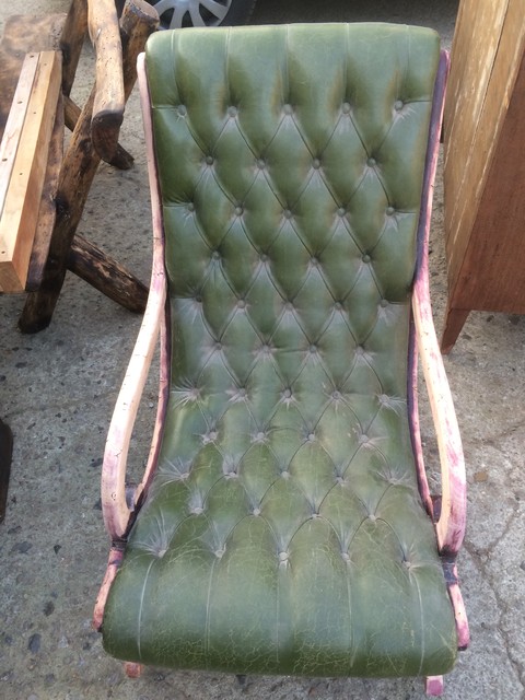 Refinish and Restore a Pair of Vintage Leather Rocking Chairs
