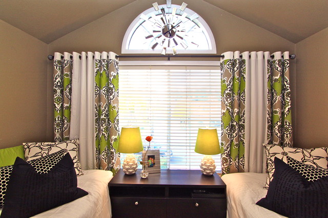 Window Treatments Modern Bedroom Modern Bedroom San