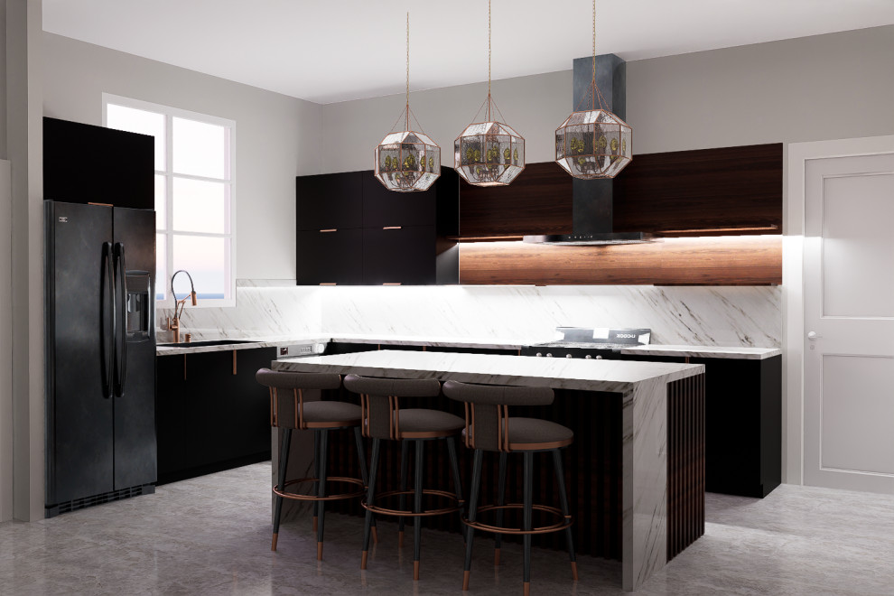 Closet and kitchen in Texas, USA