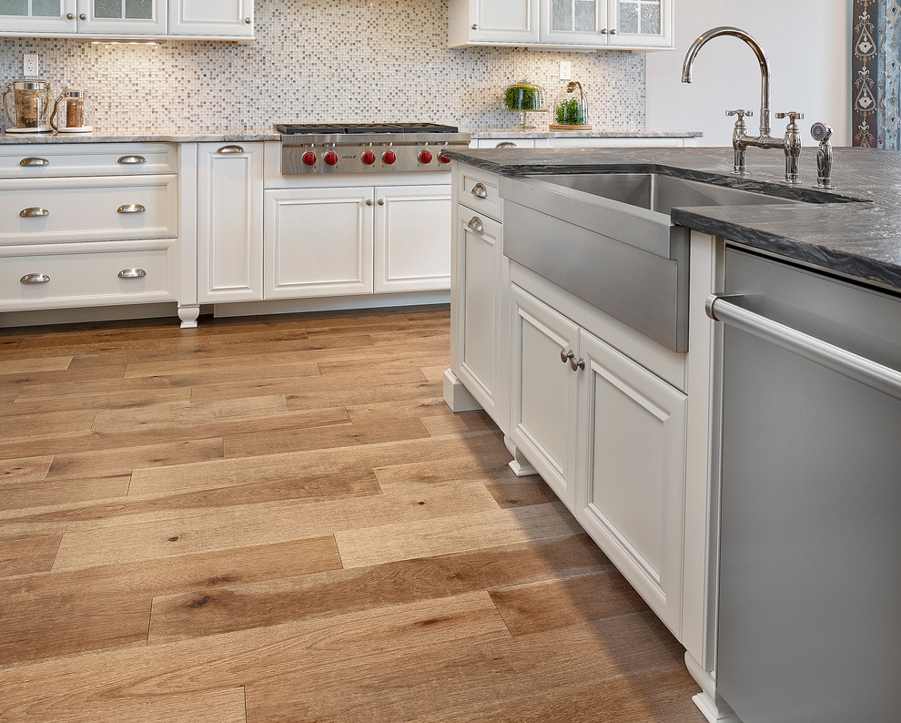 Mountain style kitchen photo in Edmonton