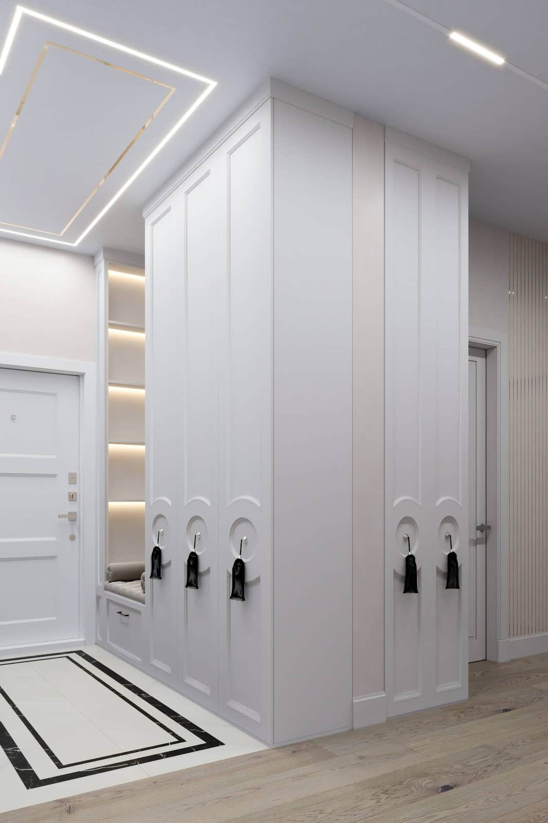 Дизайн и ремонт квартиры на Золоторожском Валу — Золотой акцент