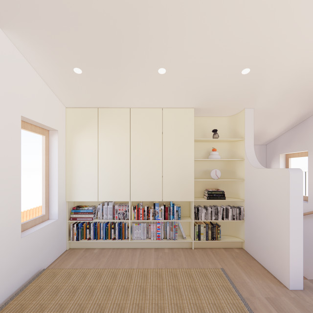 House is a Garden scandinavian-bedroom