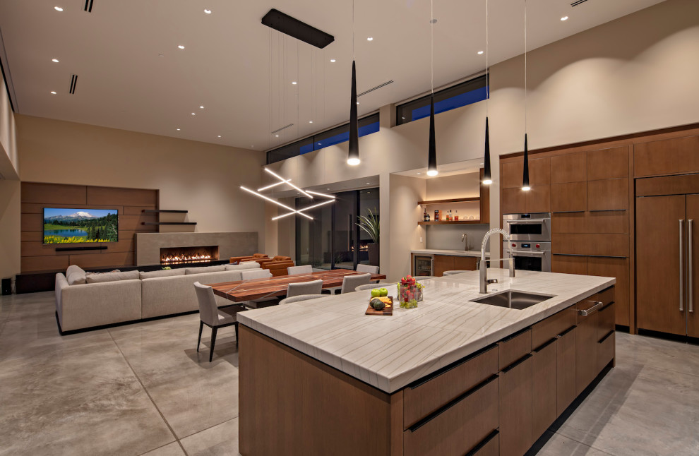 Moderne Küche in Phoenix