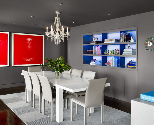 Contemporary Dining Room trendy-spisestue