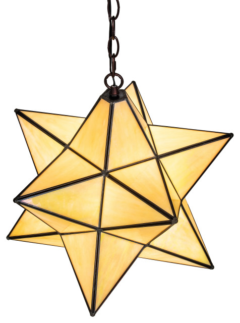 18 Wide Moravian Star Pendant - Mediterranean - Pendant Lighting - by ...