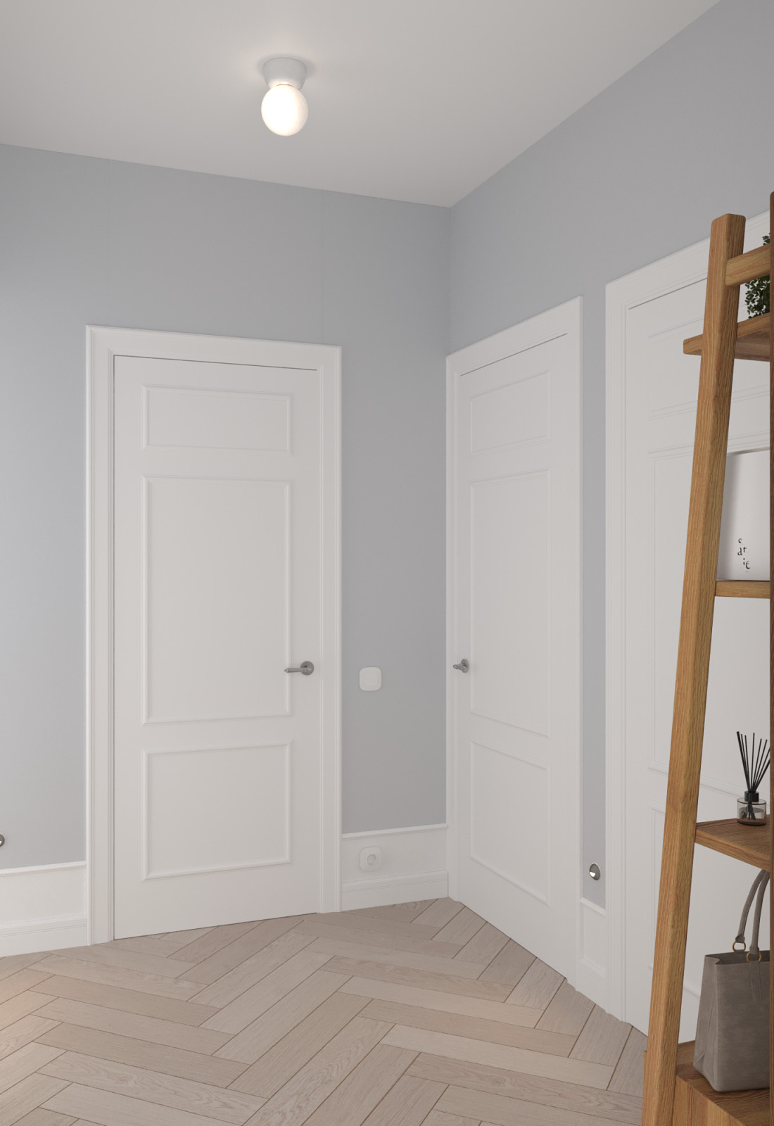 Светлая квартира в "сталинке"