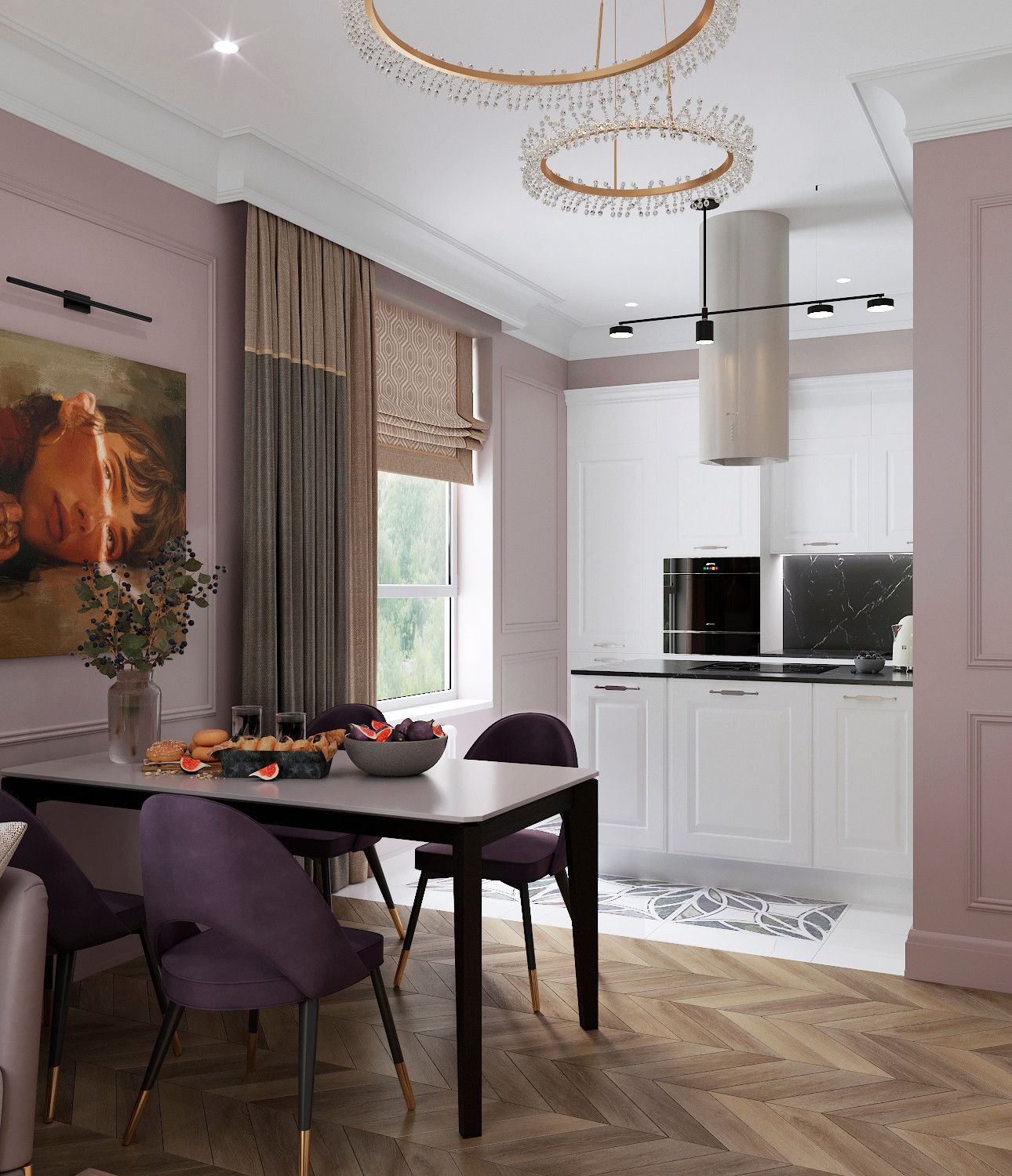 Квартира в стиле современная классика