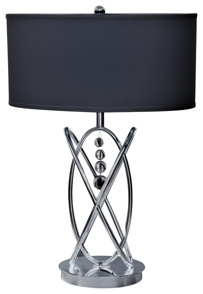 Jupiter Crystal Table Lamp Contemporary Table Lamps by Dale Tiffany Houzz