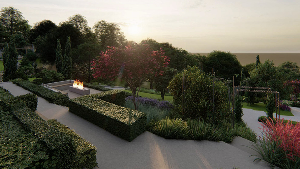 Концепция благоустройства и озеленения частной территории в Сочи