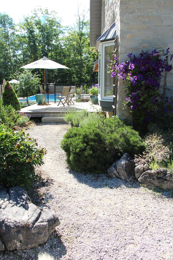 Transitional pool photo in Toronto