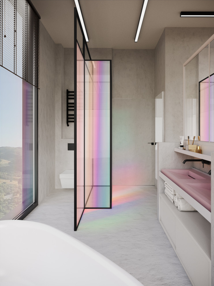 Интерьер большого загородного дома