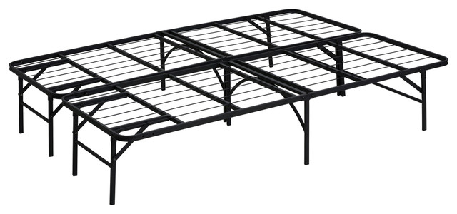 furinno mattress foundation platform metal bed king