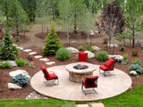 Traditional Patio by ABC Landscaping Inc.