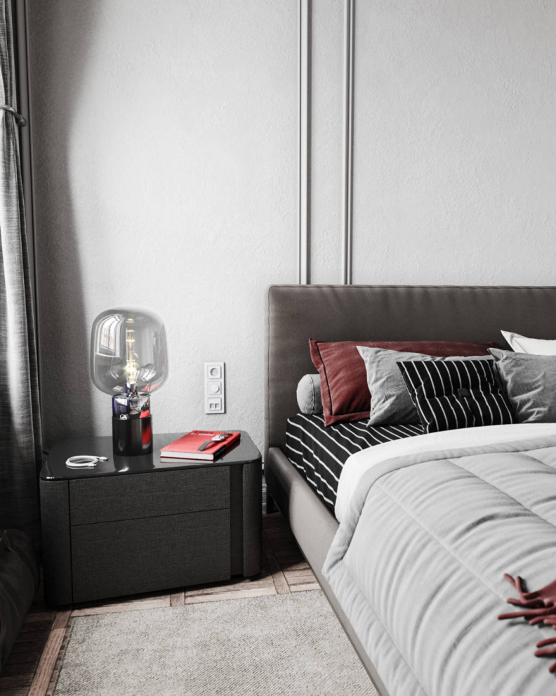 One bedroom apartment 65 m² in eclectic style