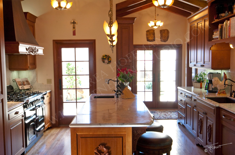 French Art Nouveau Inspired Kitchen