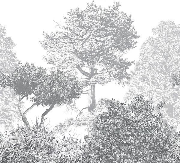 Hua Trees Mural, Gray