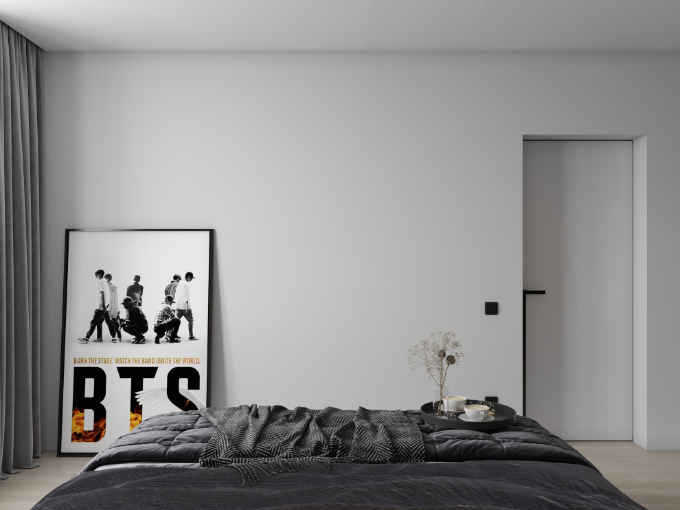 Квартира в стиле минимализма для молодой девушки